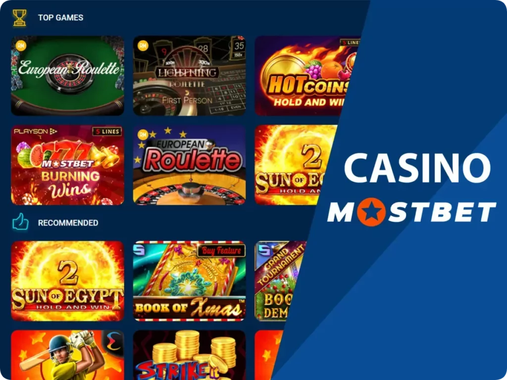 mostbet Türkiye casino