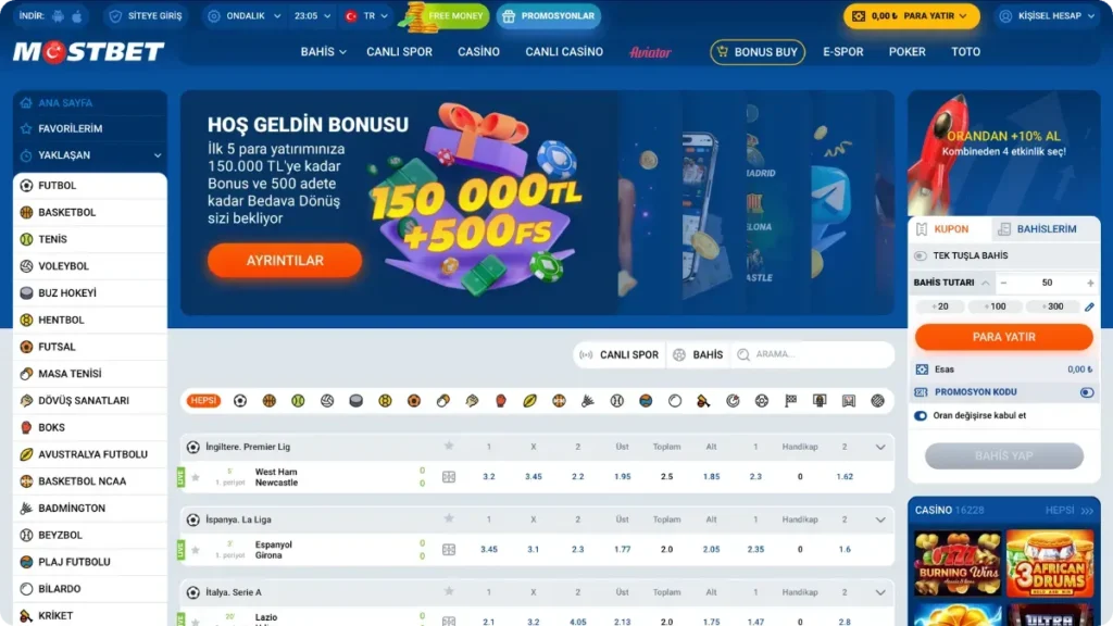 Mostbet resmi sitesi